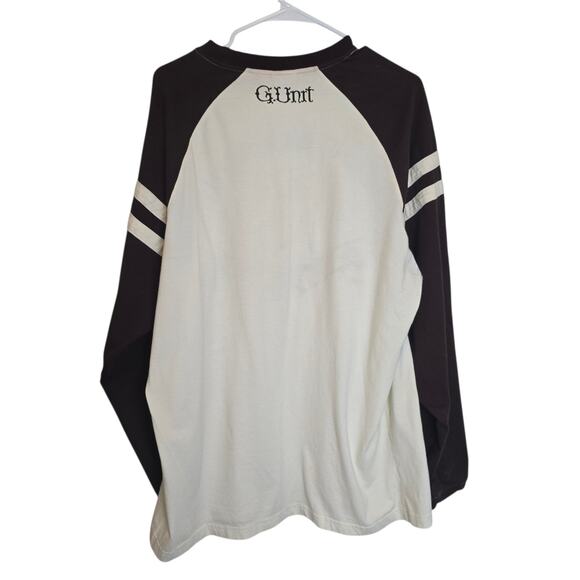 Vintage y2k G Unit Co. Emblem Strong & Thorough Raglan Long Sleeve T-Shirt XL - Picture 3 of 7